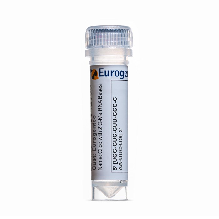 Example of a tube of Oligonucleotide with 2'O-Me RNA Base
